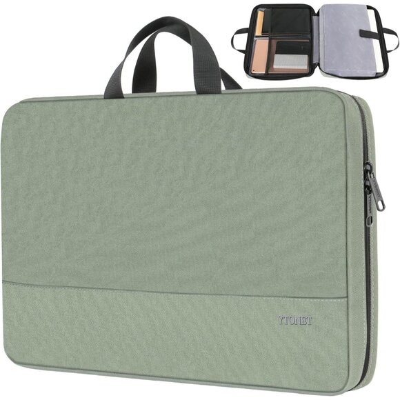 Other - Laptop Sleeve 15.6 Inch, Slim Water Resistant Laptop Cover Case with Handle Comp